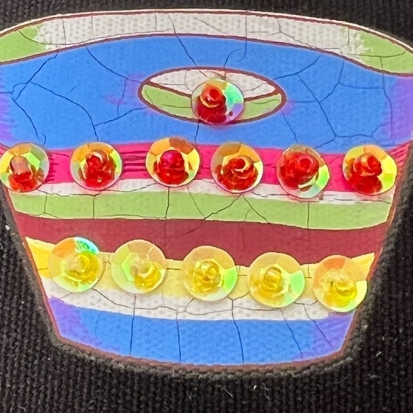 Super cute sequins accented wallet - Picture 3 of 7